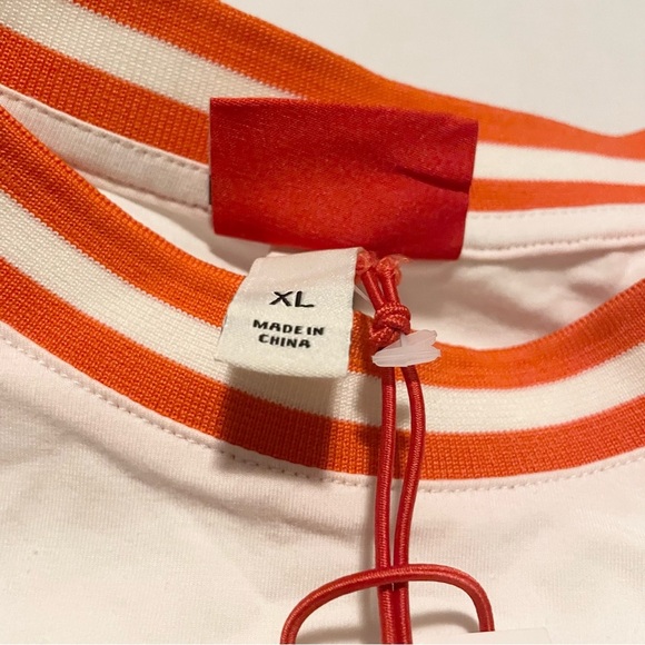 HUNTER for Target Contrast Trim White Orange Tank Top Shirt Women's Size XL - Picture 16 of 16